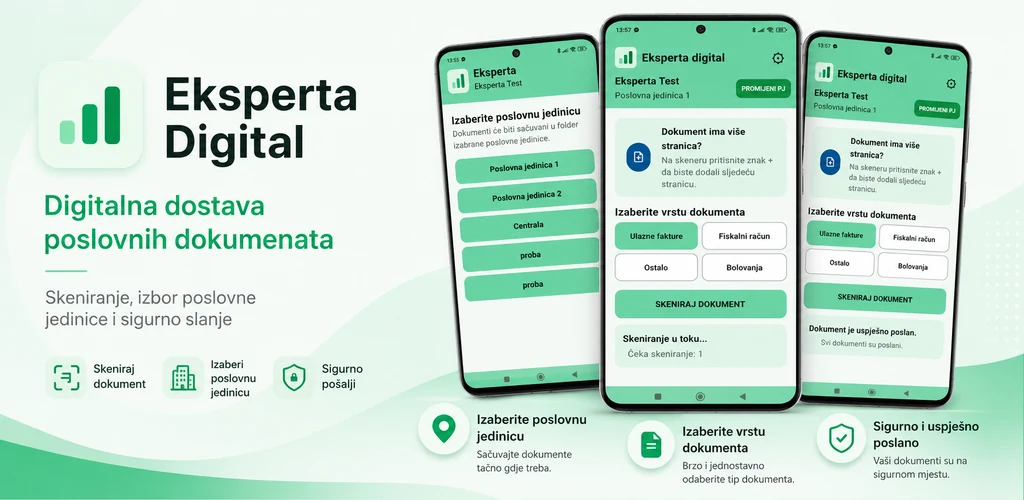 Glavna grafika Eksperta Digital aplikacije