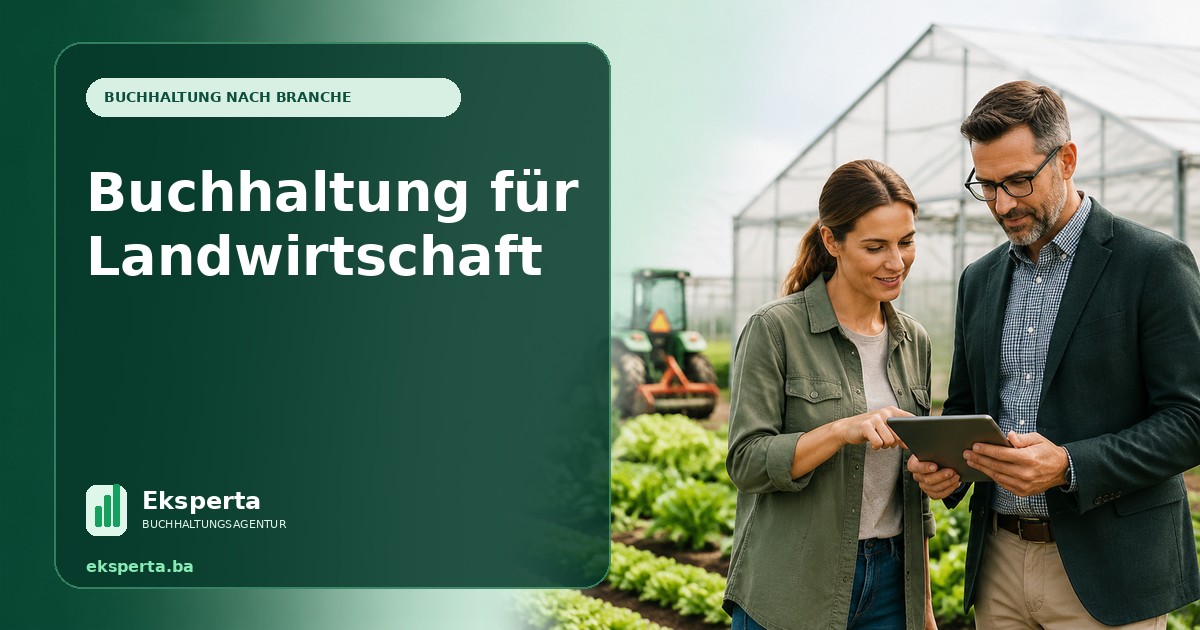 Buchhaltung für Landwirtschaft