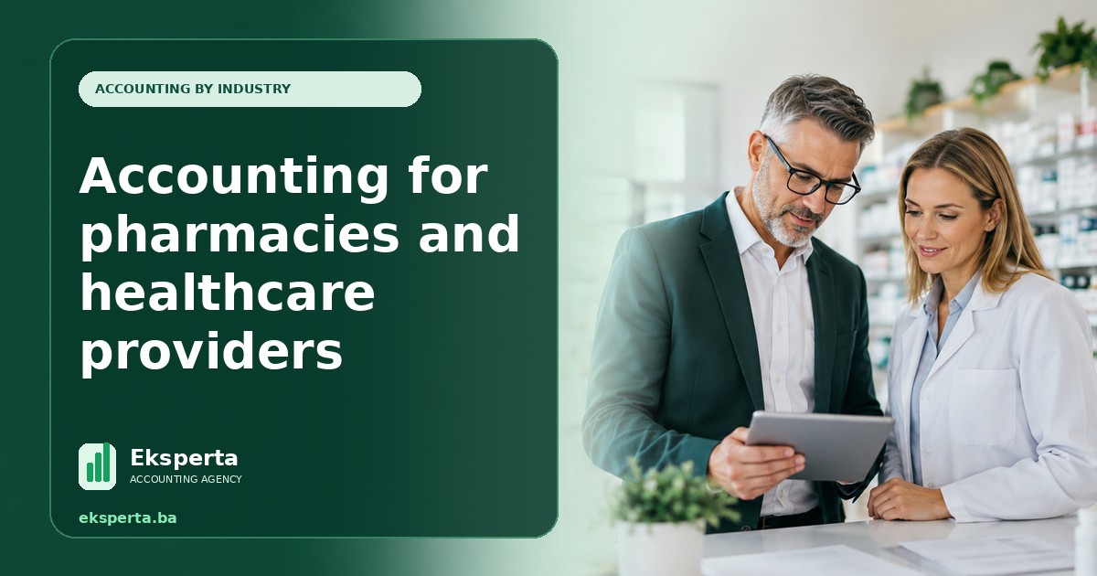 Accounting for pharmacies and healthcare providers