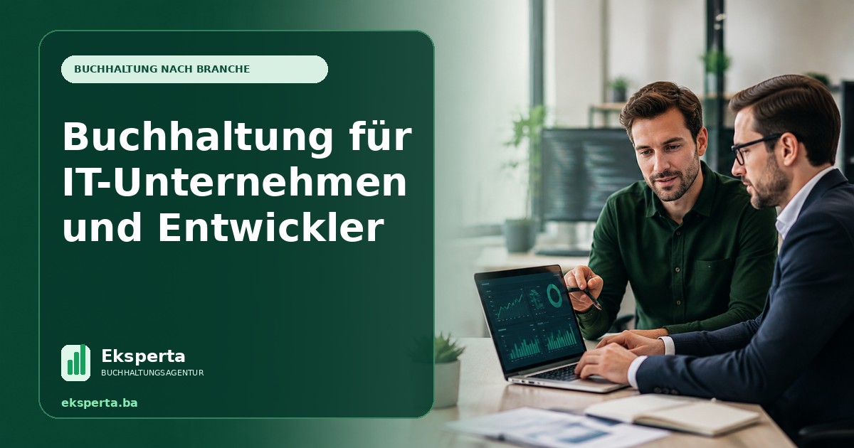 Buchhaltung für IT-Unternehmen und Entwickler
