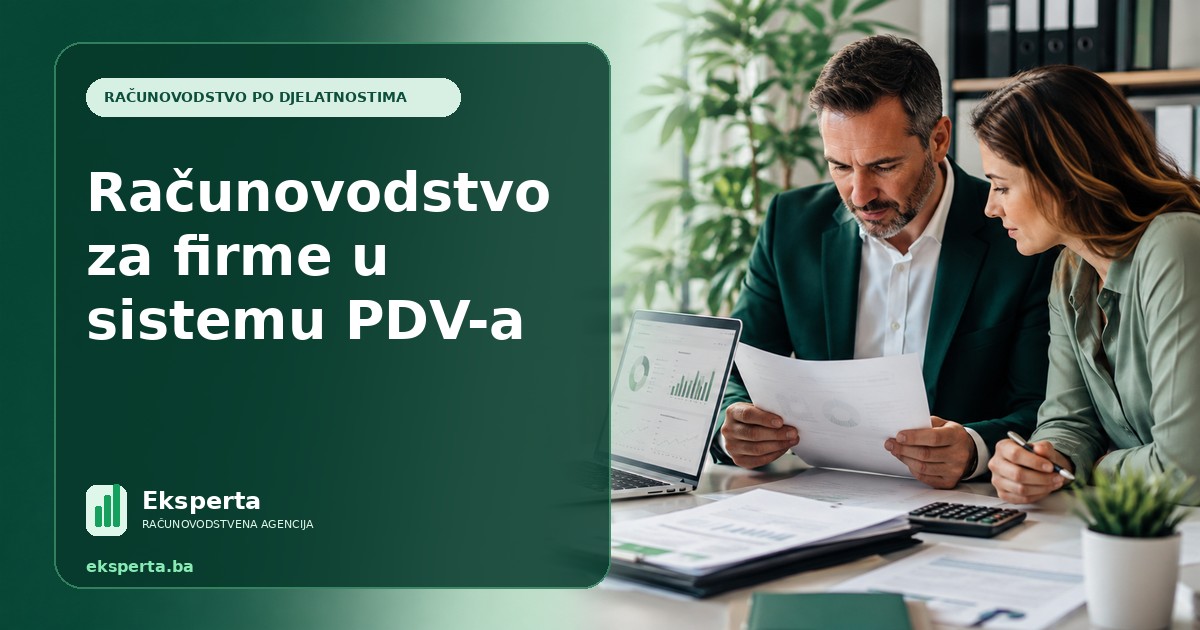 Računovodstvo za firme u sistemu PDV-a